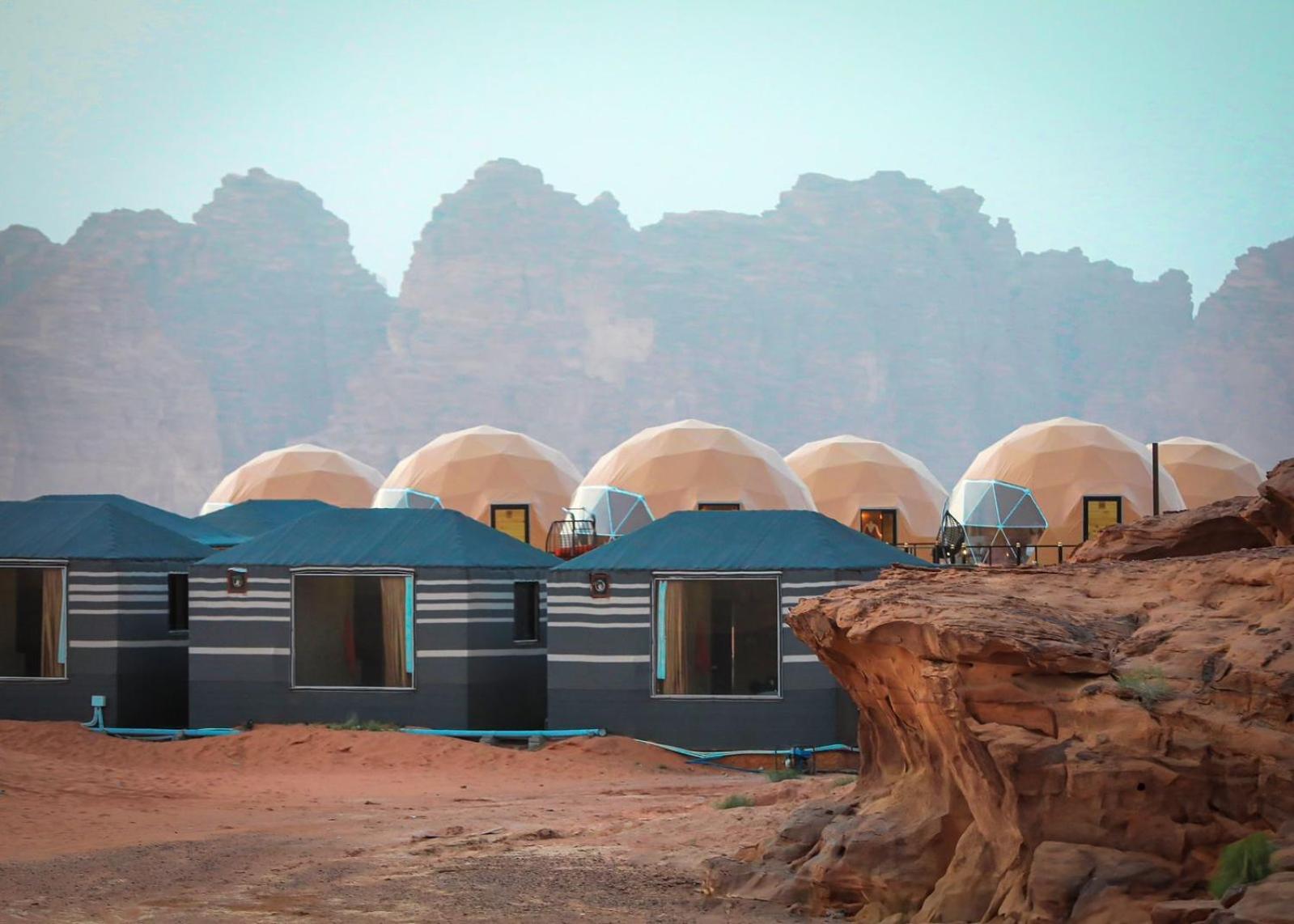 Hotel Faisal Wadi Rum Camp Esterno foto