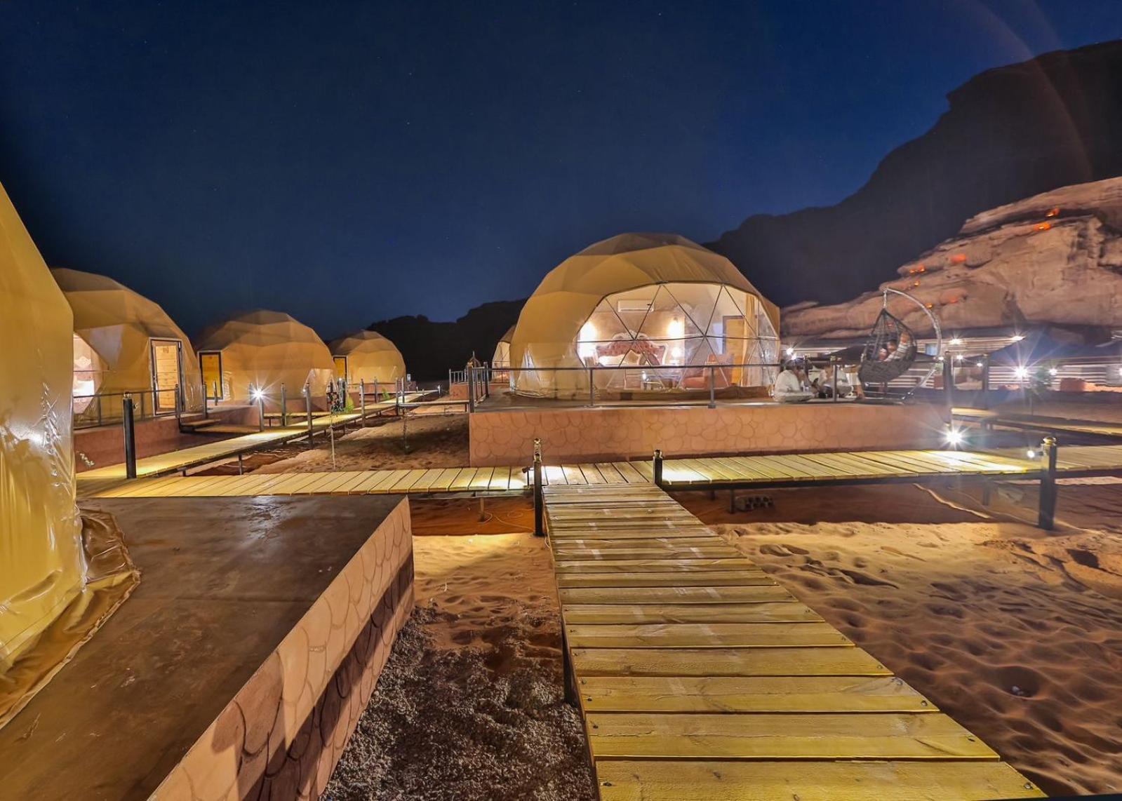 Hotel Faisal Wadi Rum Camp Esterno foto